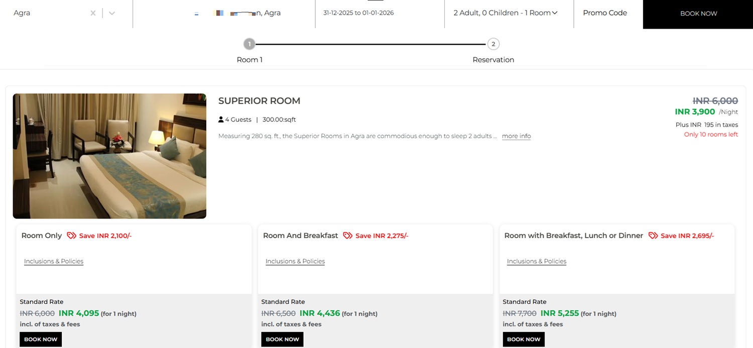 Hotel Booking Engine